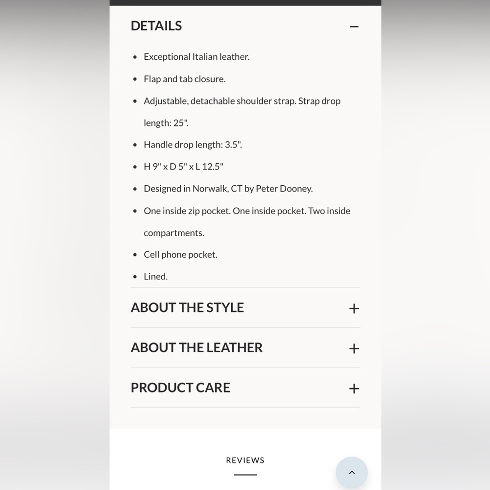 Dooney & Bourke Tan Leather Satchel with Gold Accents - Picture 8 of 9